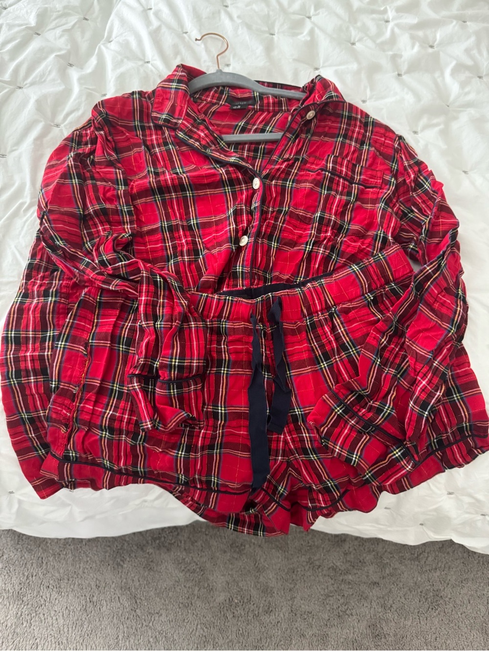Women’s J. Crew Red Plaid Pajamas
